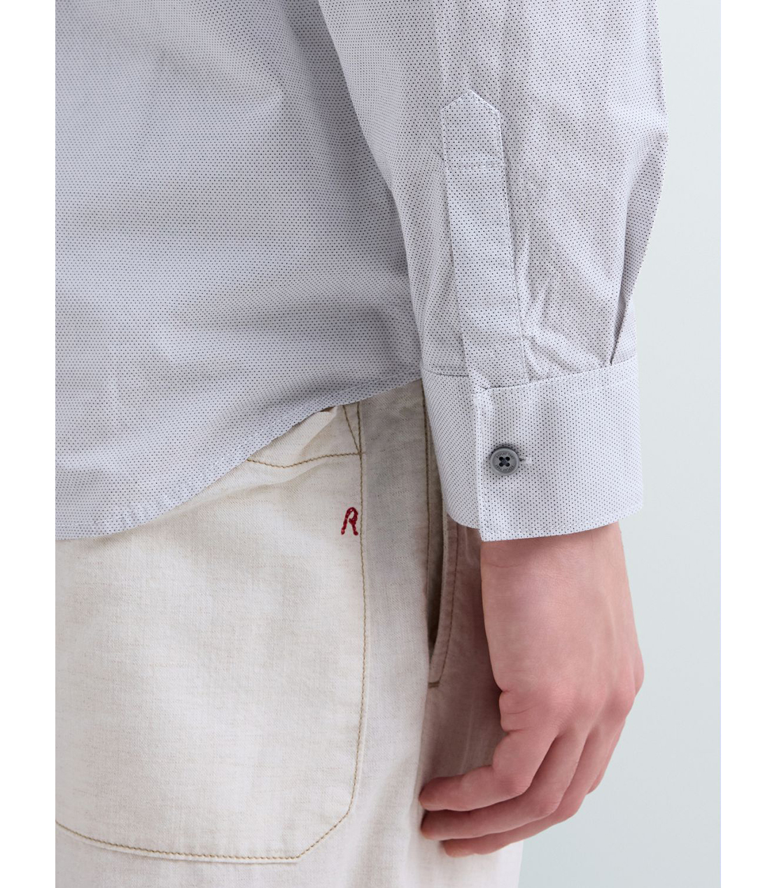 コットンドビーシャツ 詳細画像 ライトグレー 6